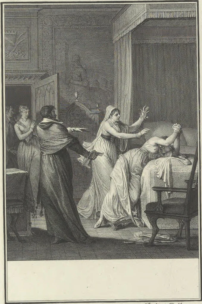 An illustration from Estampes destinées a orner les éditions, 1780, leaf 154