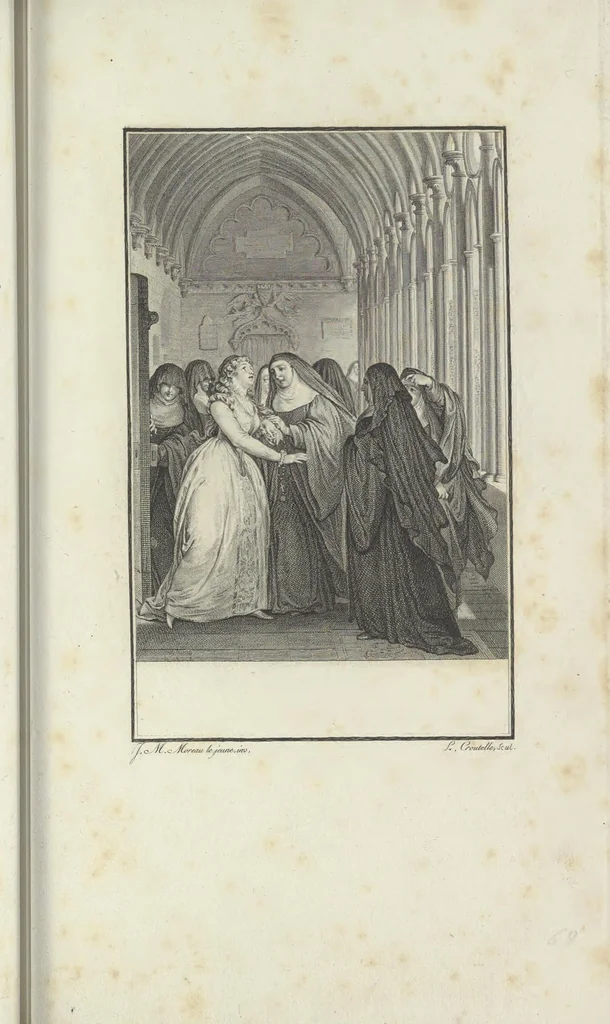 An illustration from Estampes destinées a orner les éditions, 1780, leaf 164