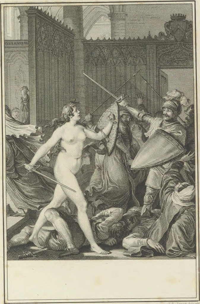 An illustration from Estampes destinées a orner les éditions, 1780, leaf 168