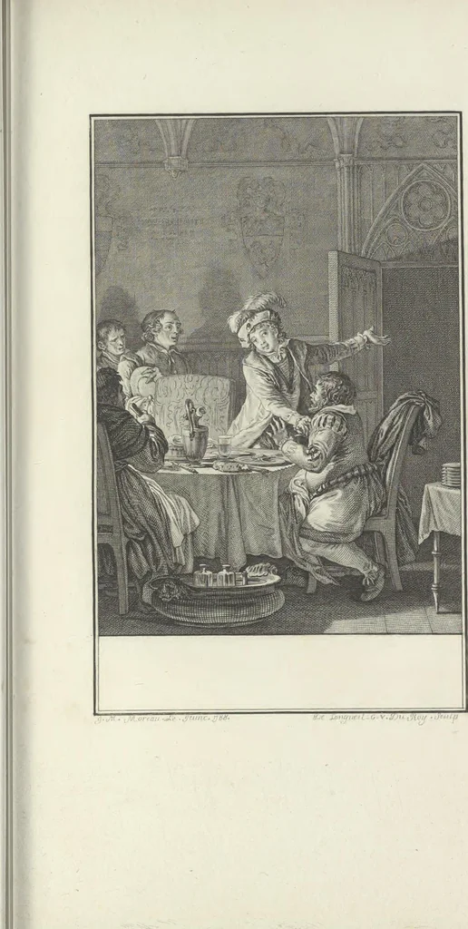 An illustration from Estampes destinées a orner les éditions, 1780, leaf 172