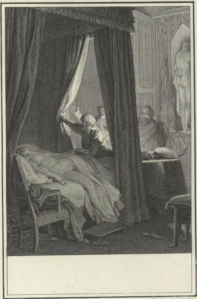 An illustration from Estampes destinées a orner les éditions, 1780, leaf 174