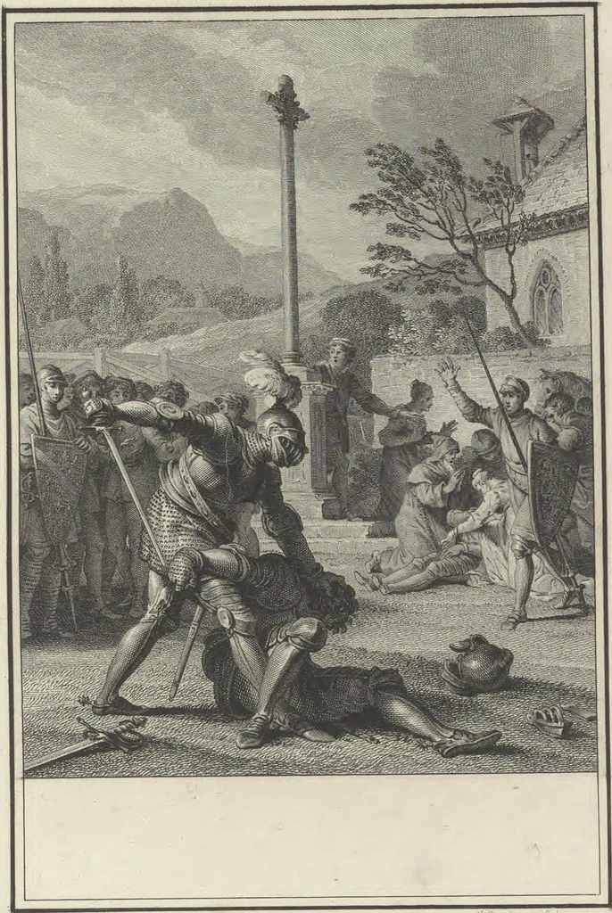 An illustration from Estampes destinées a orner les éditions, 1780, leaf 182