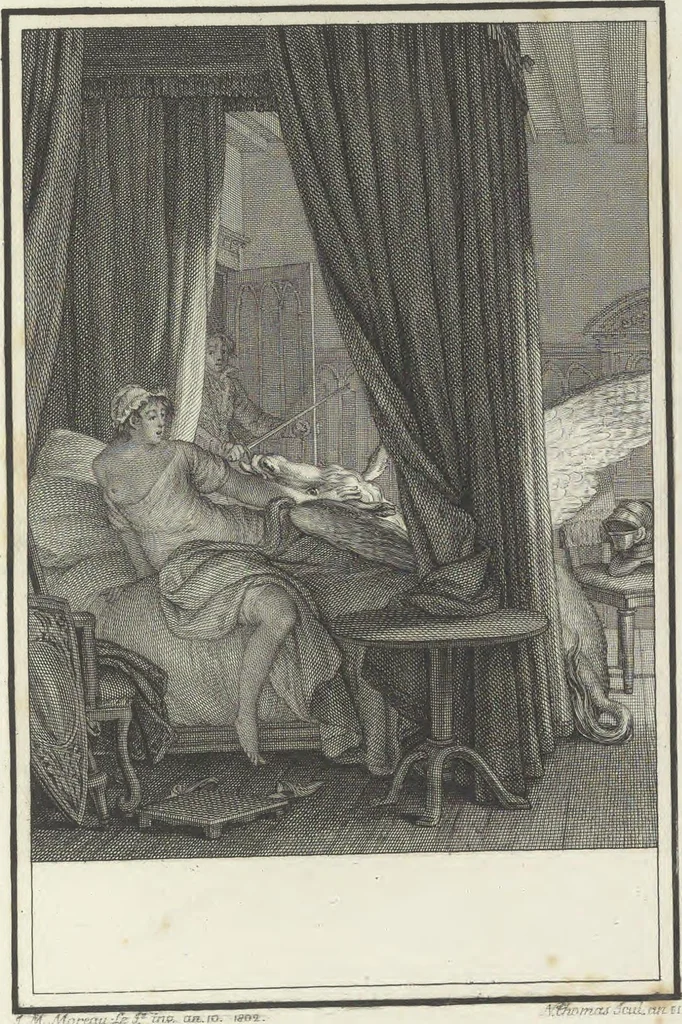 An illustration from Estampes destinées a orner les éditions, 1780, leaf 206