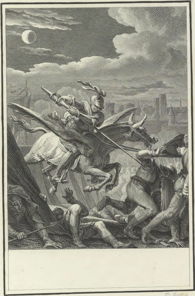 An illustration from Estampes destinées a orner les éditions, 1780, leaf 208