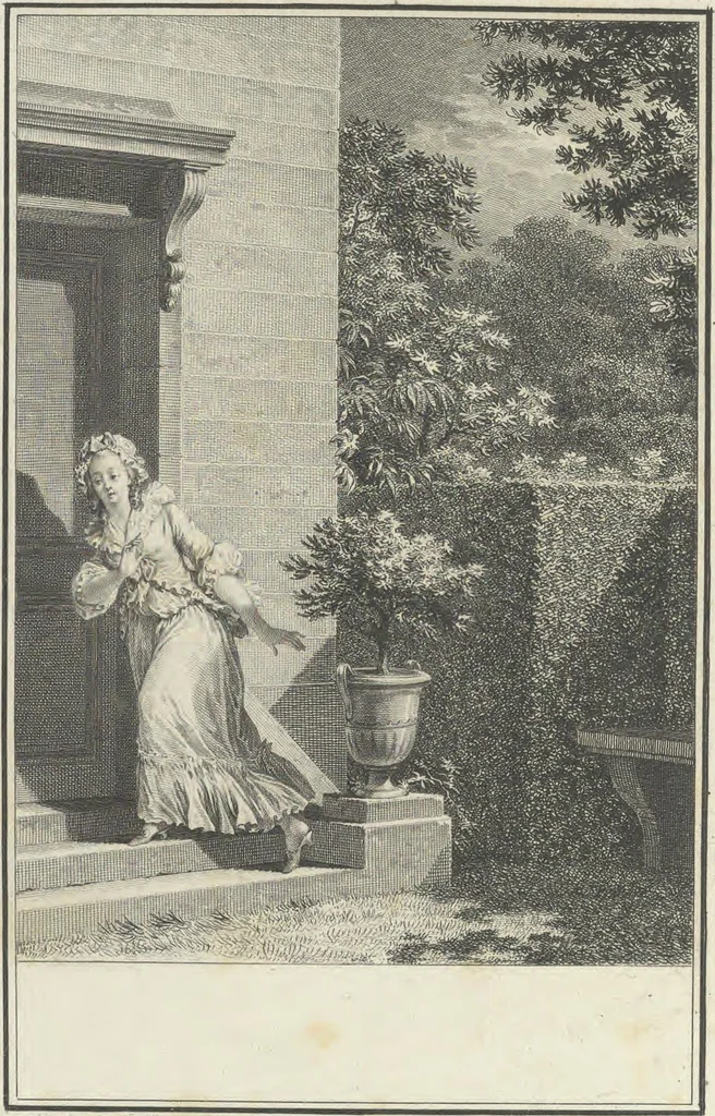 An illustration from Estampes destinées a orner les éditions, 1780, leaf 215