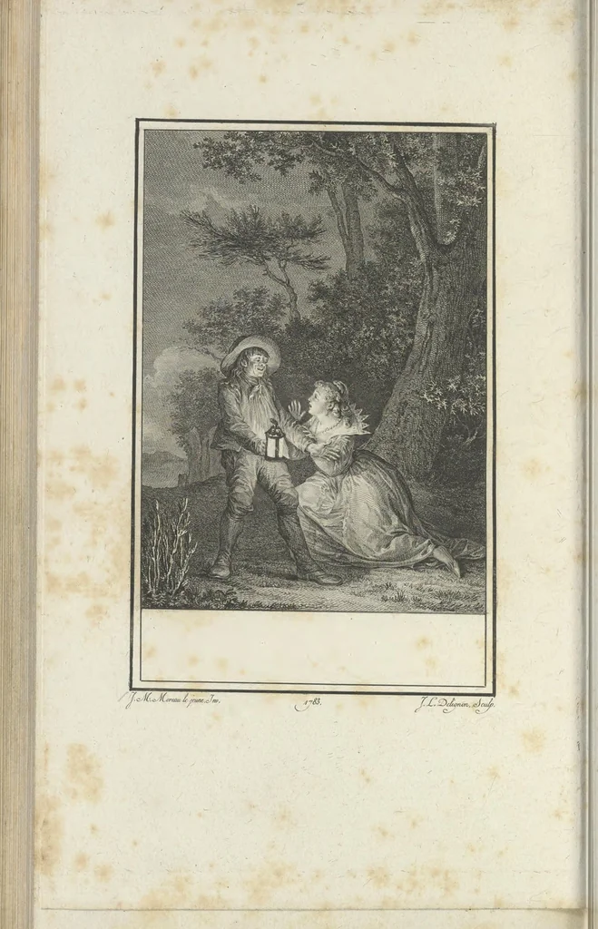 An illustration from Estampes destinées a orner les éditions, 1780, leaf 217