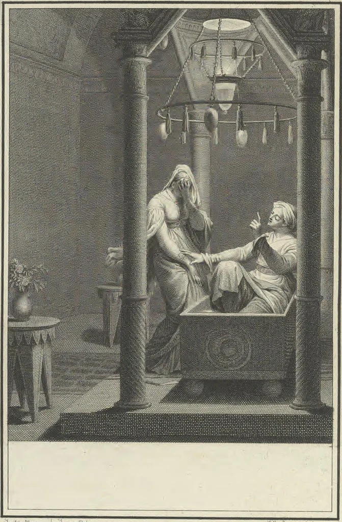 An illustration from Estampes destinées a orner les éditions, 1780, leaf 225