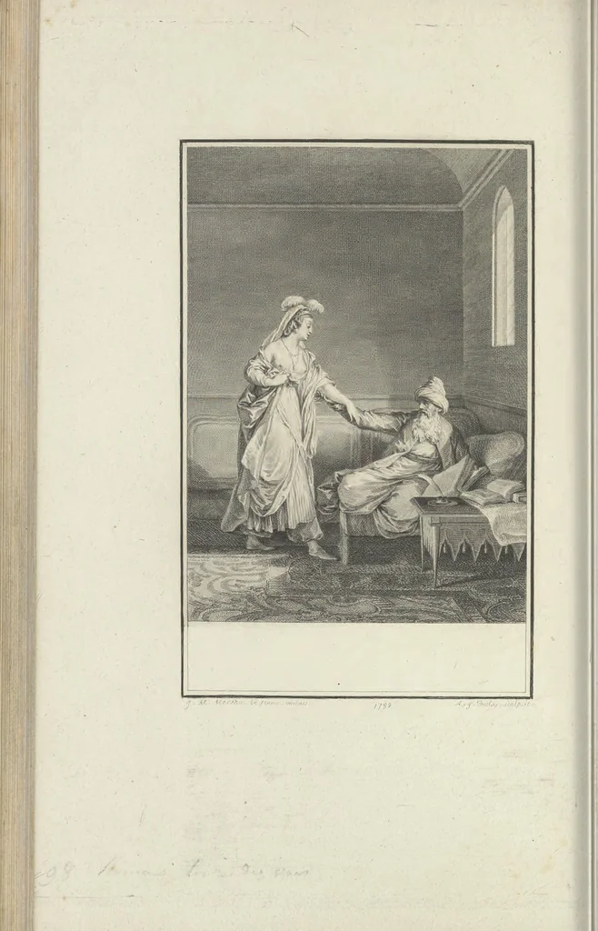 An illustration from Estampes destinées a orner les éditions, 1780, leaf 227