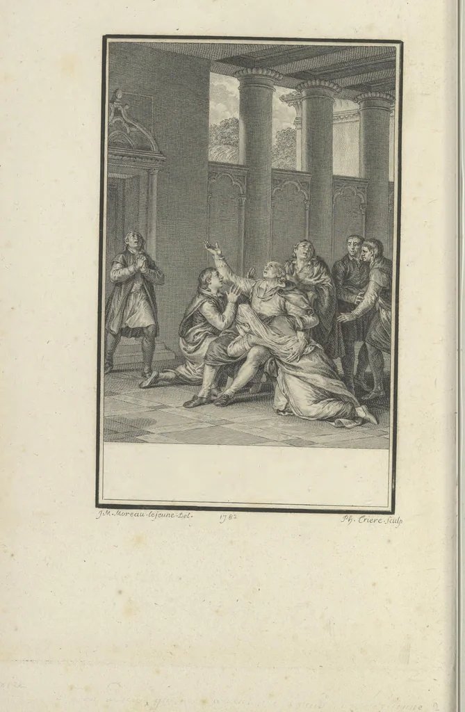 An illustration from Estampes destinées a orner les éditions, 1780, leaf 23