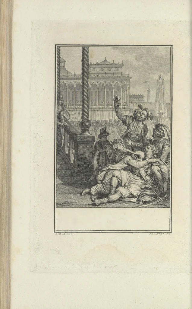 An illustration from Estampes destinées a orner les éditions, 1780, leaf 231