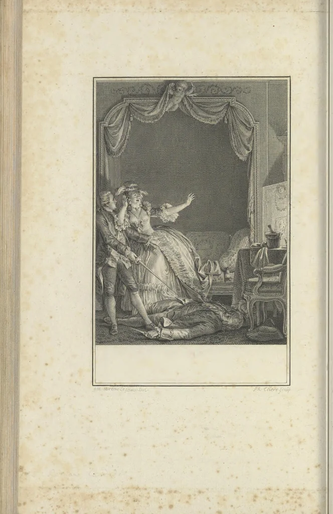 An illustration from Estampes destinées a orner les éditions, 1780, leaf 237