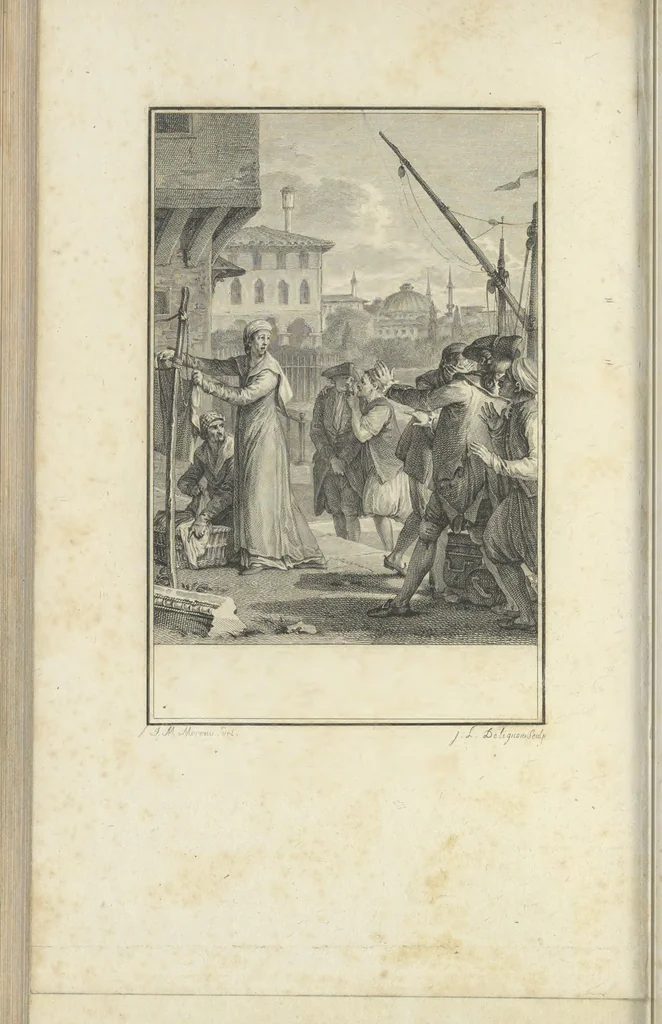 An illustration from Estampes destinées a orner les éditions, 1780, leaf 241