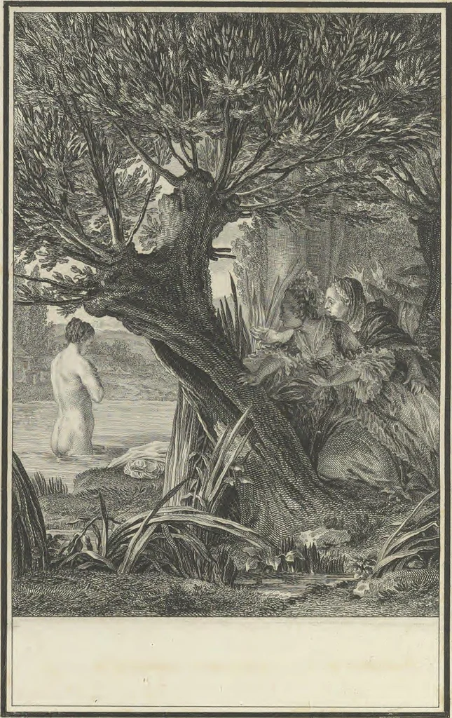An illustration from Estampes destinées a orner les éditions, 1780, leaf 243