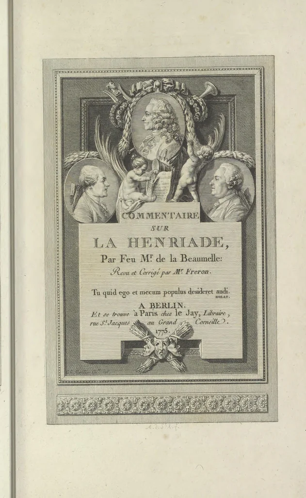An illustration from Estampes destinées a orner les éditions, 1780, leaf 256