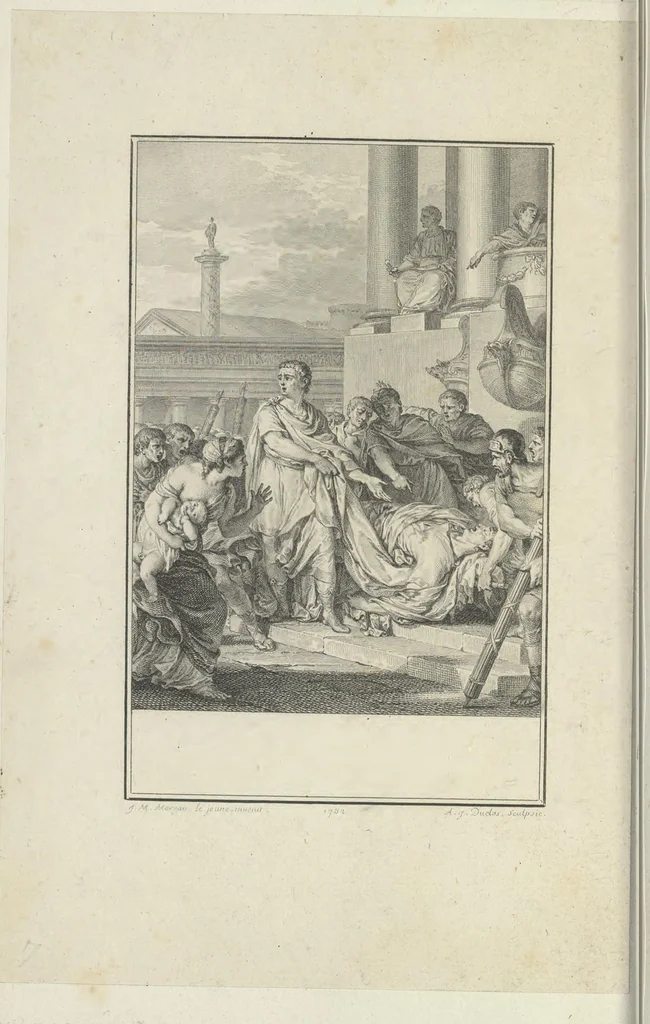 An illustration from Estampes destinées a orner les éditions, 1780, leaf 29