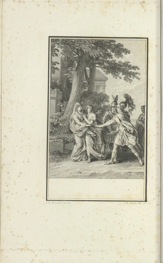 An illustration from Estampes destinées a orner les éditions, 1780, leaf 41