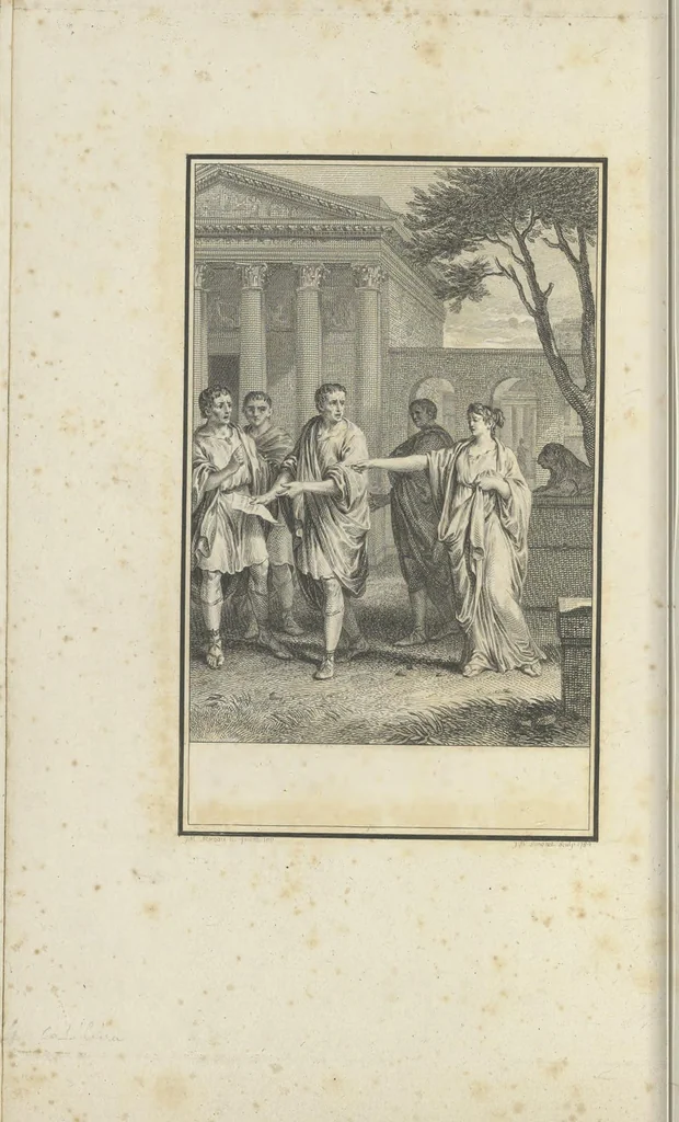 An illustration from Estampes destinées a orner les éditions, 1780, leaf 43