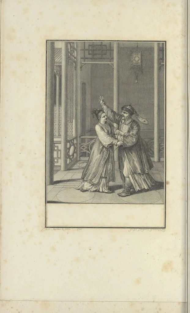 An illustration from Estampes destinées a orner les éditions, 1780, leaf 45