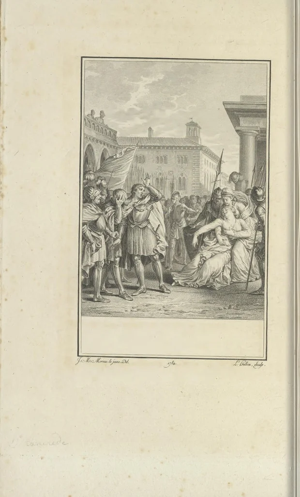 An illustration from Estampes destinées a orner les éditions, 1780, leaf 47