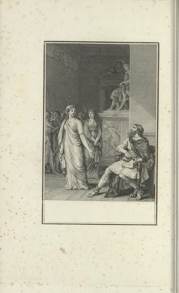 An illustration from Estampes destinées a orner les éditions, 1780, leaf 57