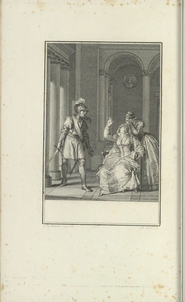 An illustration from Estampes destinées a orner les éditions, 1780, leaf 61