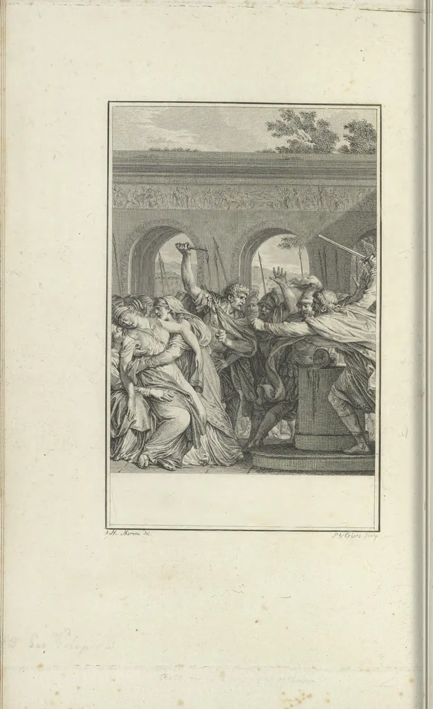 An illustration from Estampes destinées a orner les éditions, 1780, leaf 63