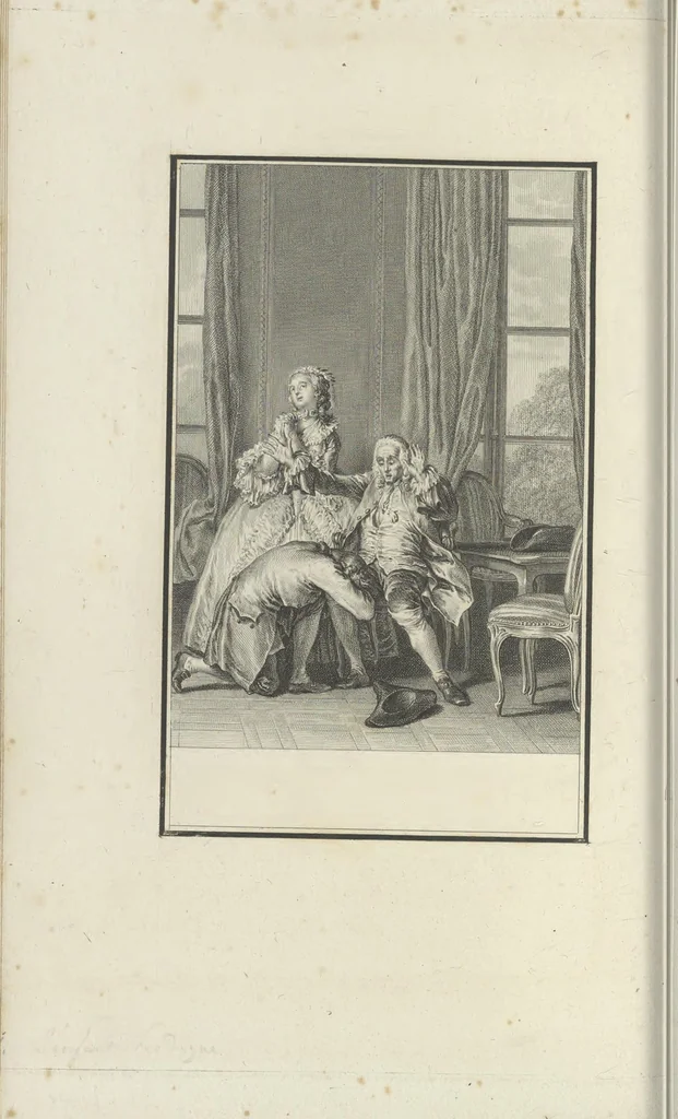 An illustration from Estampes destinées a orner les éditions, 1780, leaf 71