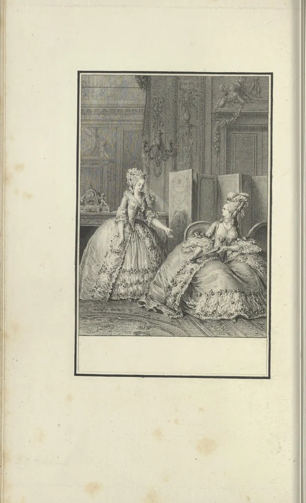 An illustration from Estampes destinées a orner les éditions, 1780, leaf 75