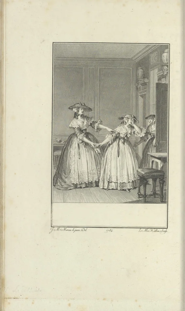 An illustration from Estampes destinées a orner les éditions, 1780, leaf 79