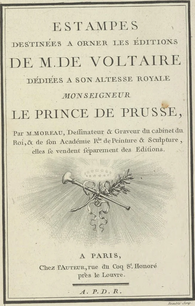 An illustration from Estampes destinées a orner les éditions, 1780, leaf 8