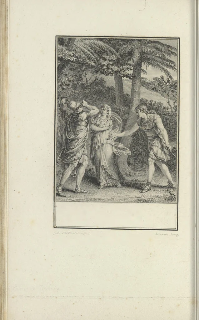 An illustration from Estampes destinées a orner les éditions, 1780, leaf 97