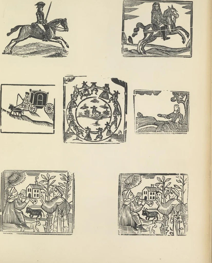 An illustration from Specimens of early wood engraving : being impressions of woodcuts from the collection of Mr. Charnley, Newcastle, 1858, leaf 102