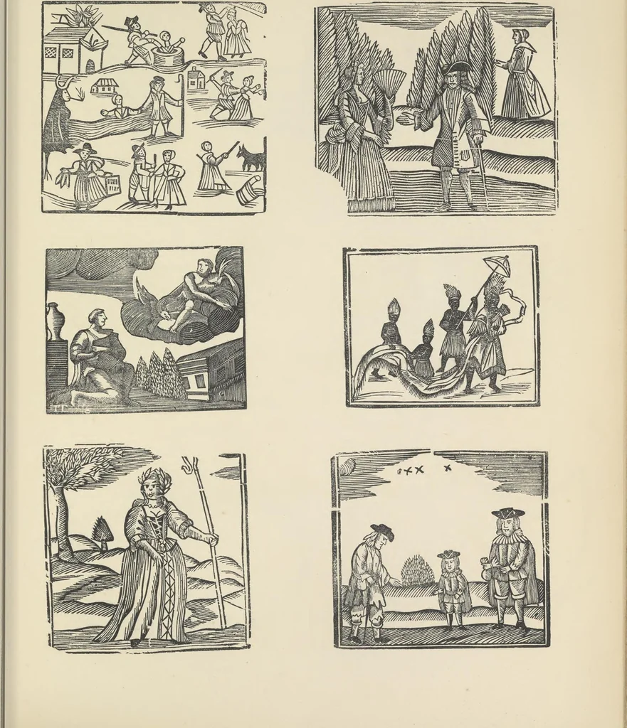 An illustration from Specimens of early wood engraving : being impressions of woodcuts from the collection of Mr. Charnley, Newcastle, 1858, leaf 106