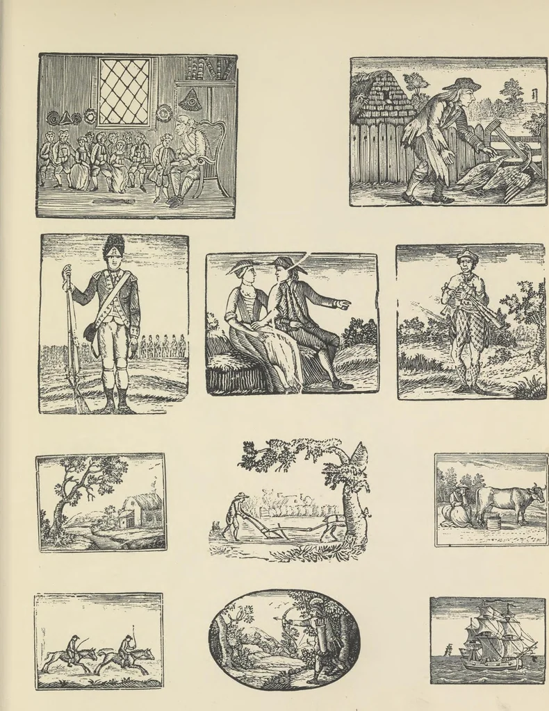 An illustration from Specimens of early wood engraving : being impressions of woodcuts from the collection of Mr. Charnley, Newcastle, 1858, leaf 158