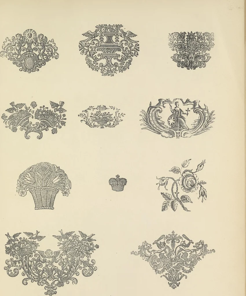 An illustration from Specimens of early wood engraving : being impressions of woodcuts from the collection of Mr. Charnley, Newcastle, 1858, leaf 16