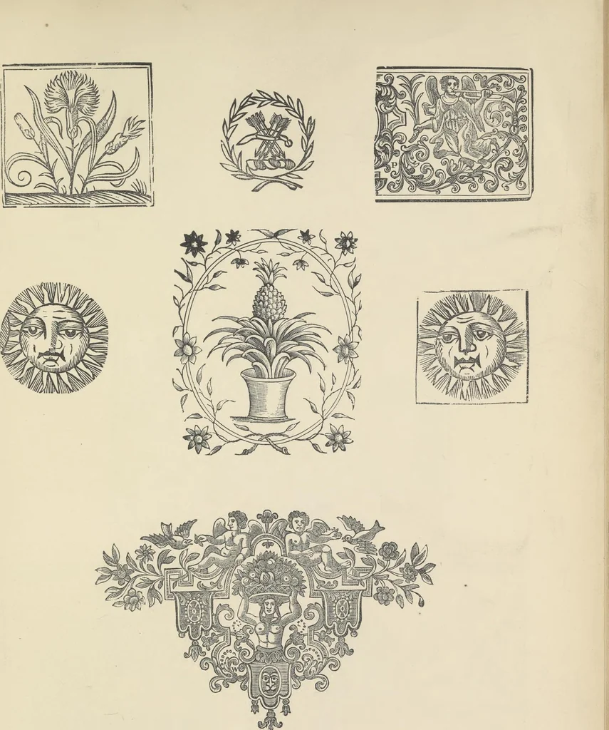 An illustration from Specimens of early wood engraving : being impressions of woodcuts from the collection of Mr. Charnley, Newcastle, 1858, leaf 18