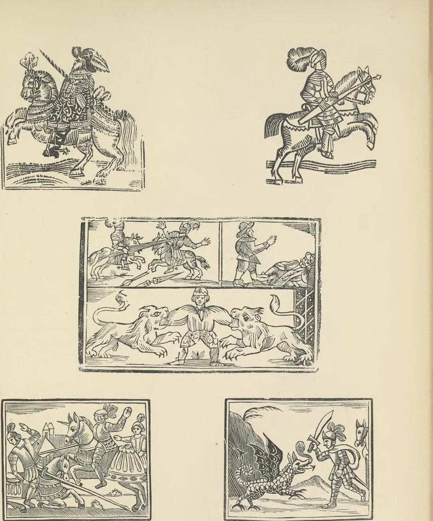 An illustration from Specimens of early wood engraving : being impressions of woodcuts from the collection of Mr. Charnley, Newcastle, 1858, leaf 20