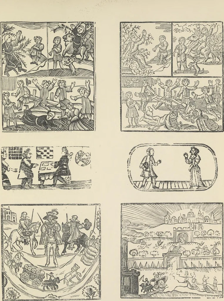 An illustration from Specimens of early wood engraving : being impressions of woodcuts from the collection of Mr. Charnley, Newcastle, 1858, leaf 28