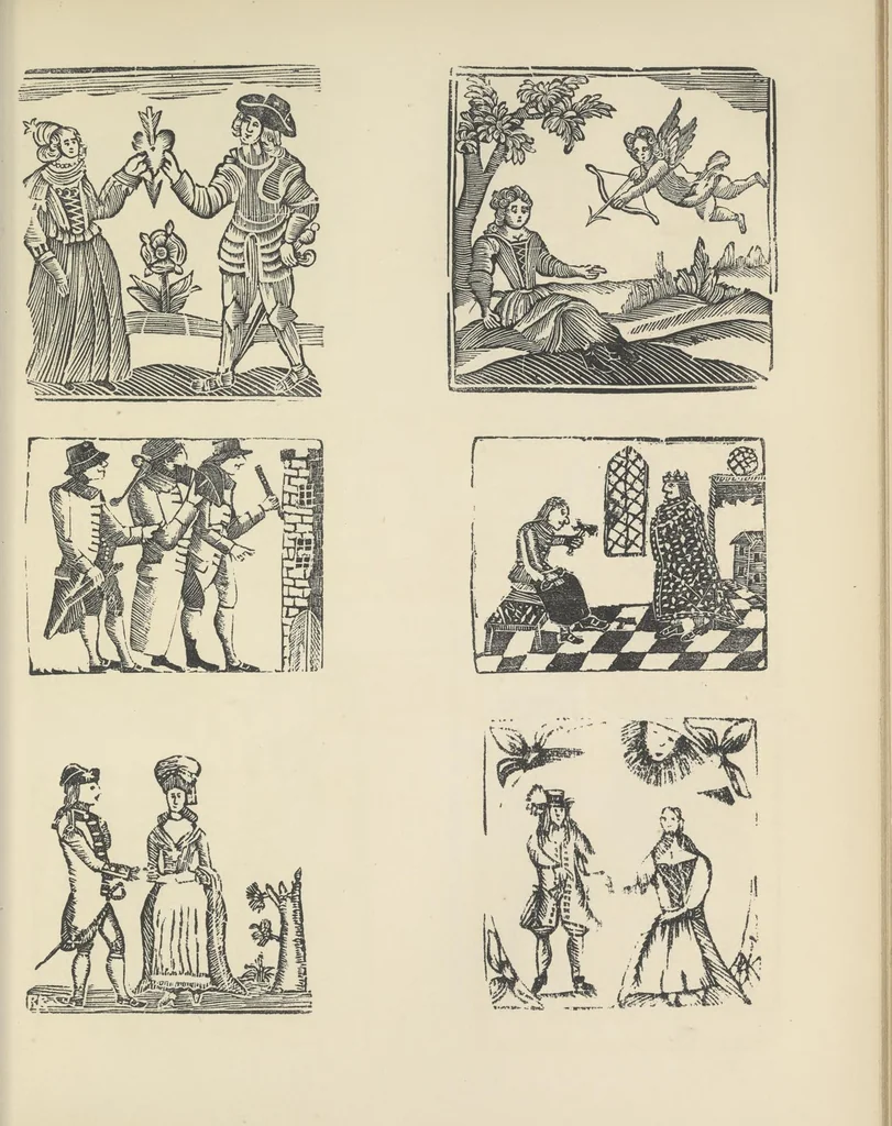 An illustration from Specimens of early wood engraving : being impressions of woodcuts from the collection of Mr. Charnley, Newcastle, 1858, leaf 44