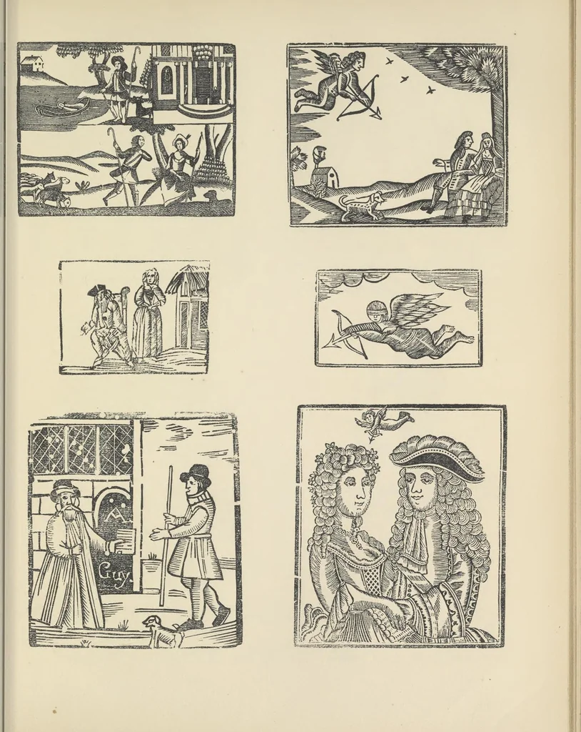 An illustration from Specimens of early wood engraving : being impressions of woodcuts from the collection of Mr. Charnley, Newcastle, 1858, leaf 46