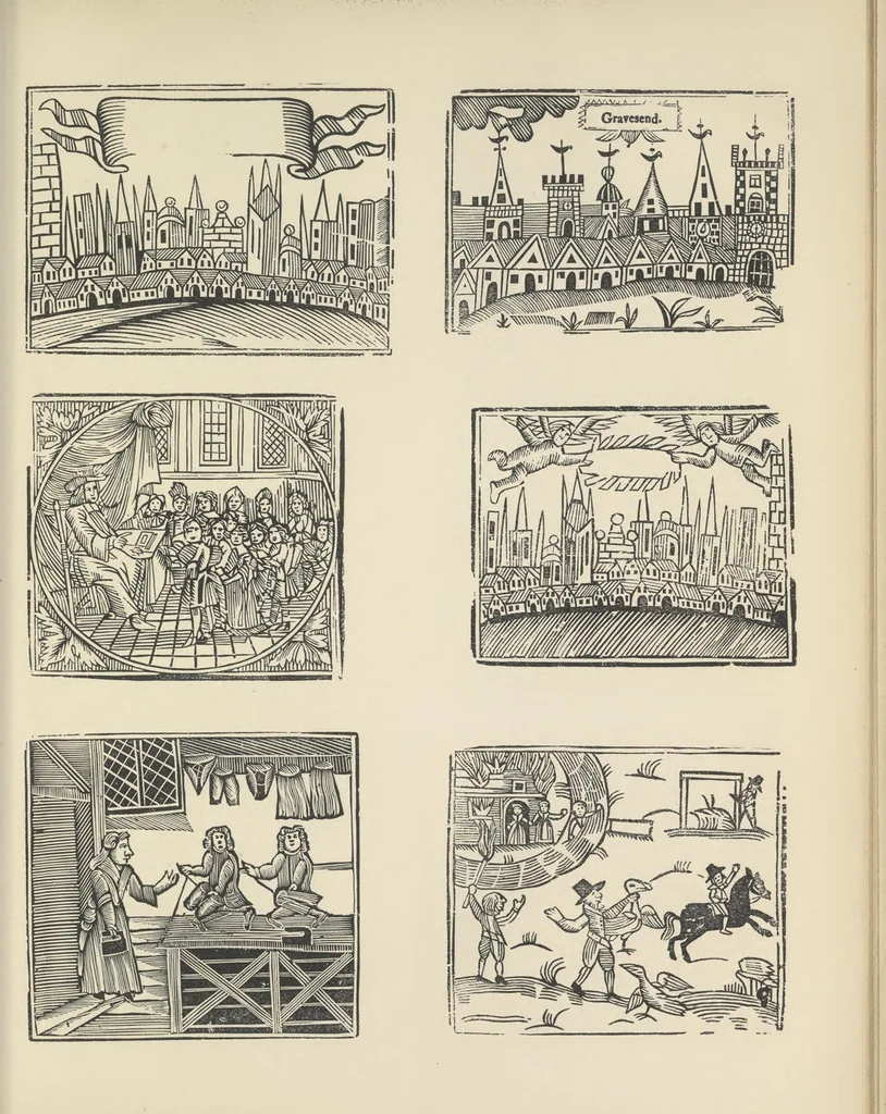 An illustration from Specimens of early wood engraving : being impressions of woodcuts from the collection of Mr. Charnley, Newcastle, 1858, leaf 54