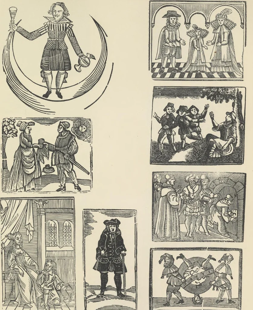 An illustration from Specimens of early wood engraving : being impressions of woodcuts from the collection of Mr. Charnley, Newcastle, 1858, leaf 66