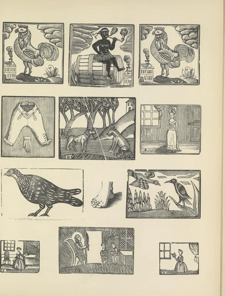 An illustration from Specimens of early wood engraving : being impressions of woodcuts from the collection of Mr. Charnley, Newcastle, 1858, leaf 70