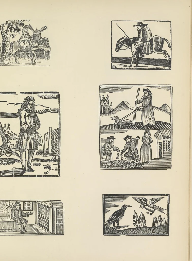 An illustration from Specimens of early wood engraving : being impressions of woodcuts from the collection of Mr. Charnley, Newcastle, 1858, leaf 78