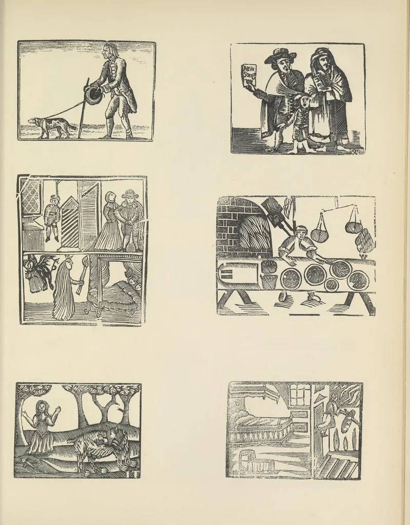 An illustration from Specimens of early wood engraving : being impressions of woodcuts from the collection of Mr. Charnley, Newcastle, 1858, leaf 80