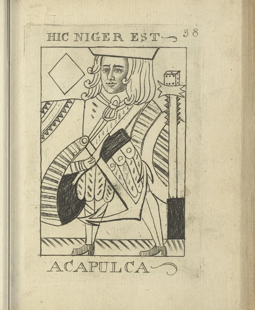 An illustration from A political and satirical history of the years 1756, 1757, 1758, 1759, 1760, 1761, and 1762. : In a series of 112 humourous and entertaining prints. Contraining all the most remarkable transactions, characters and caricatures of those memorable years. To which is annexed, an explanatory account or key to every print, 1762, leaf 104