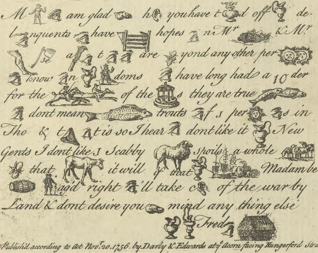 An illustration from A political and satirical history of the years 1756, 1757, 1758, 1759, 1760, 1761, and 1762. : In a series of 112 humourous and entertaining prints. Contraining all the most remarkable transactions, characters and caricatures of those memorable years. To which is annexed, an explanatory account or key to every print, 1762, leaf 122