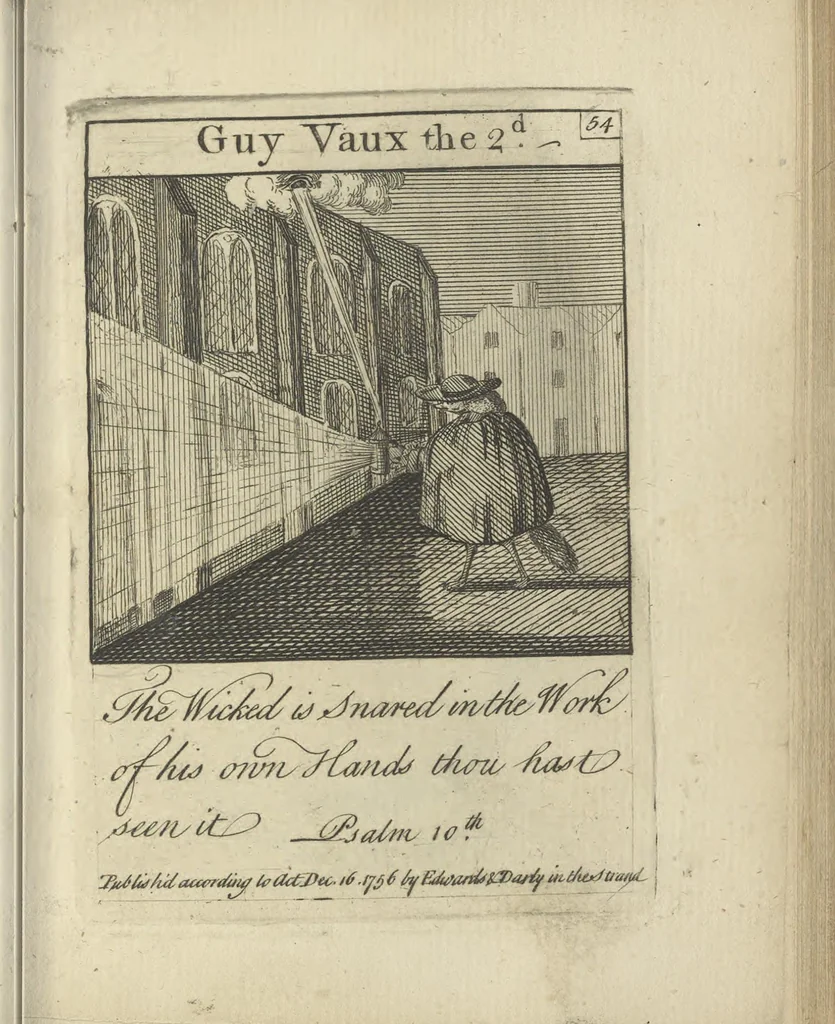 An illustration from A political and satirical history of the years 1756, 1757, 1758, 1759, 1760, 1761, and 1762. : In a series of 112 humourous and entertaining prints. Contraining all the most remarkable transactions, characters and caricatures of those memorable years. To which is annexed, an explanatory account or key to every print, 1762, leaf 136