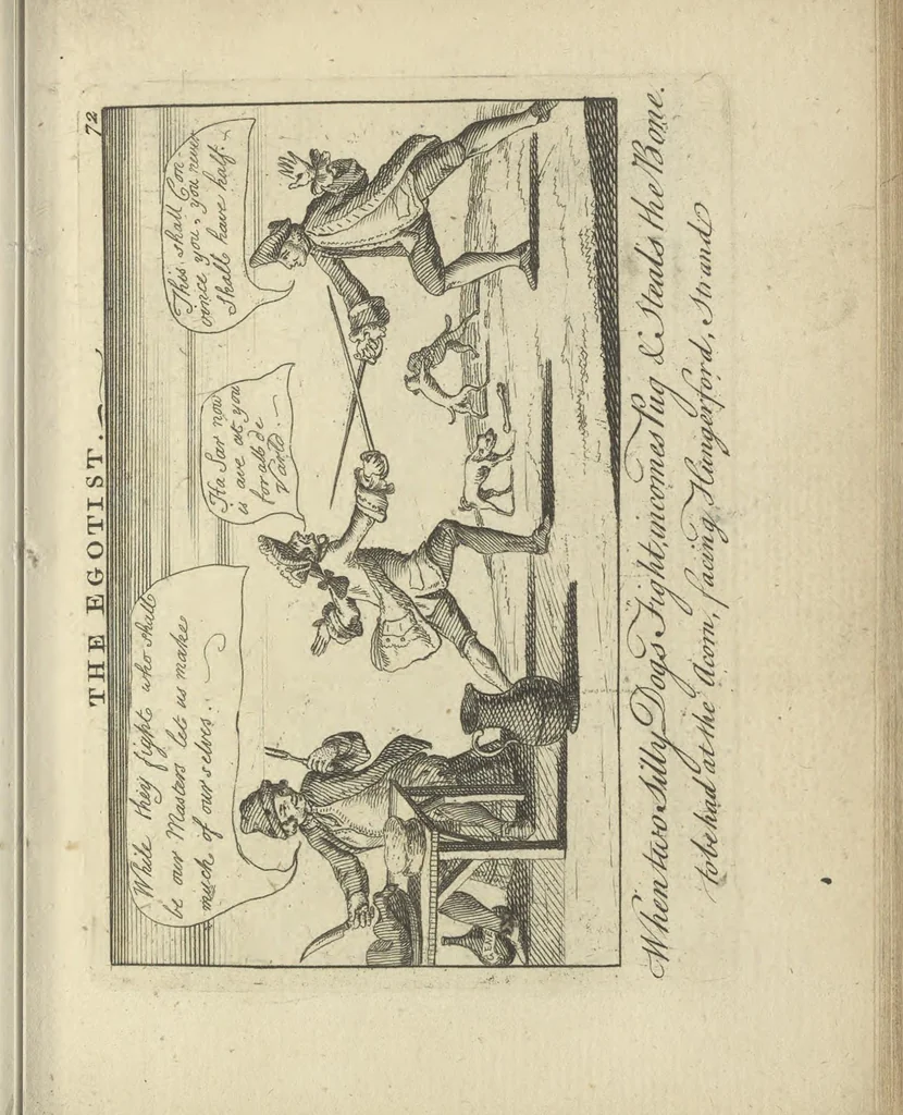 An illustration from A political and satirical history of the years 1756, 1757, 1758, 1759, 1760, 1761, and 1762. : In a series of 112 humourous and entertaining prints. Contraining all the most remarkable transactions, characters and caricatures of those memorable years. To which is annexed, an explanatory account or key to every print, 1762, leaf 172