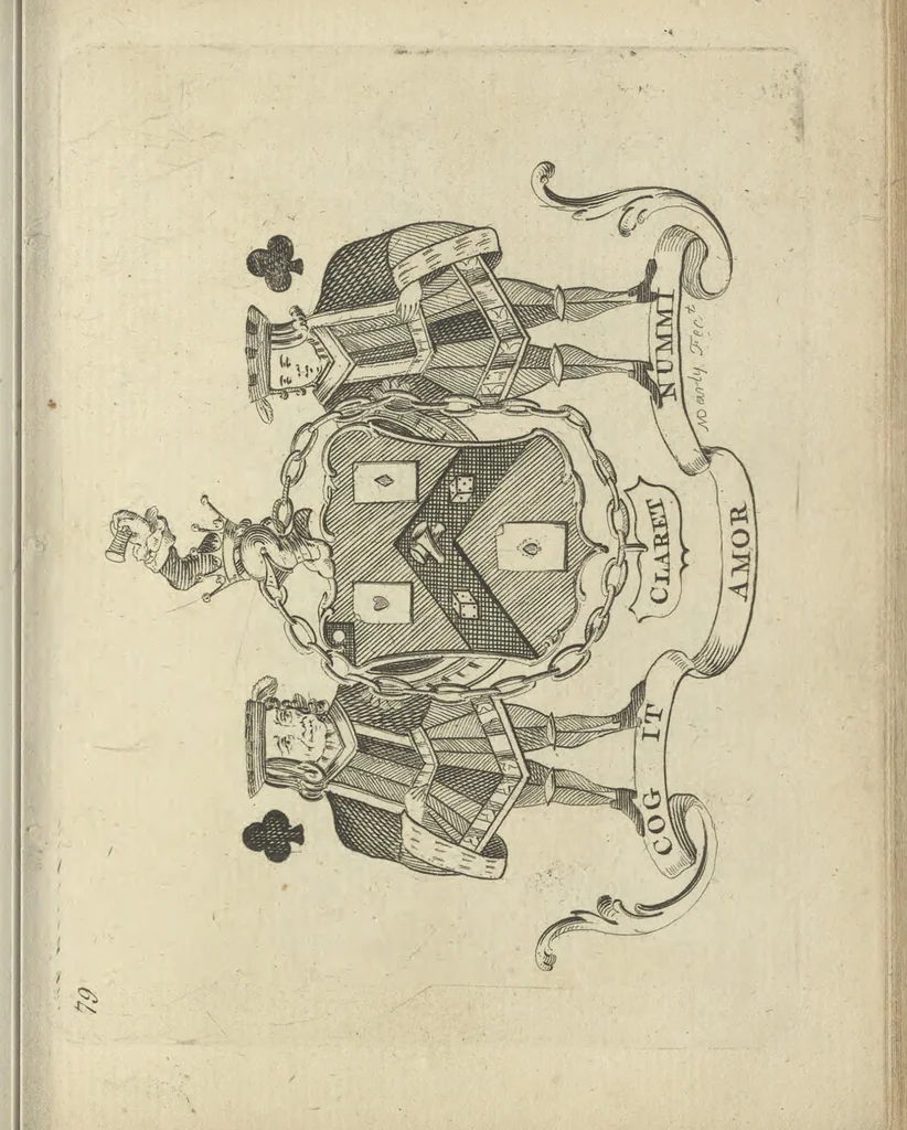 An illustration from A political and satirical history of the years 1756, 1757, 1758, 1759, 1760, 1761, and 1762. : In a series of 112 humourous and entertaining prints. Contraining all the most remarkable transactions, characters and caricatures of those memorable years. To which is annexed, an explanatory account or key to every print, 1762, leaf 186